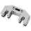 Metal Cello Practice Mute Silencer Adjustable for Bow BA36A Silver 16