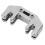 Metal Cello Practice Mute Silencer Adjustable for Bow BA36A Silver 12