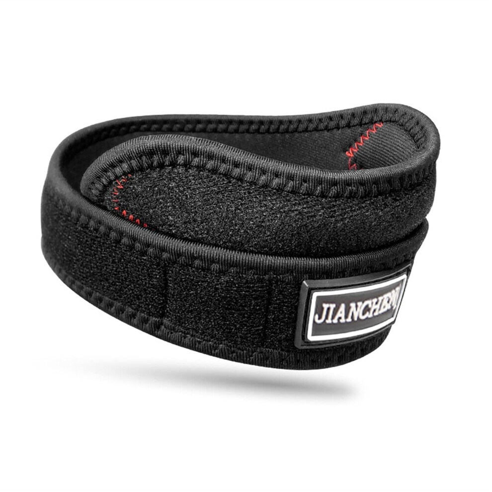 Sports Knee Pads Compression Patella Protector Belt For Outdoor Riding Mountaineering Basketball Black Adjustable 9393856873548