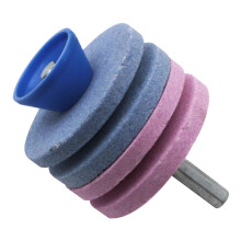 Garden Tool Sharpener Four-Layer Lawnmower Blade Sharpener Grinding Wheel For Knife Sharpening Grinding And Polishing