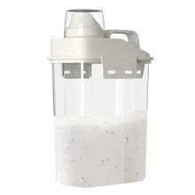 Detergent Dispenser Washing Powder Holder For Laundry Room Organization Waterproof Fabric Softener Dispenser Scent Booster Creamy