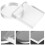 2Pièces Bloc Présentoir Clair Support Bijoux Mariage Décor 4