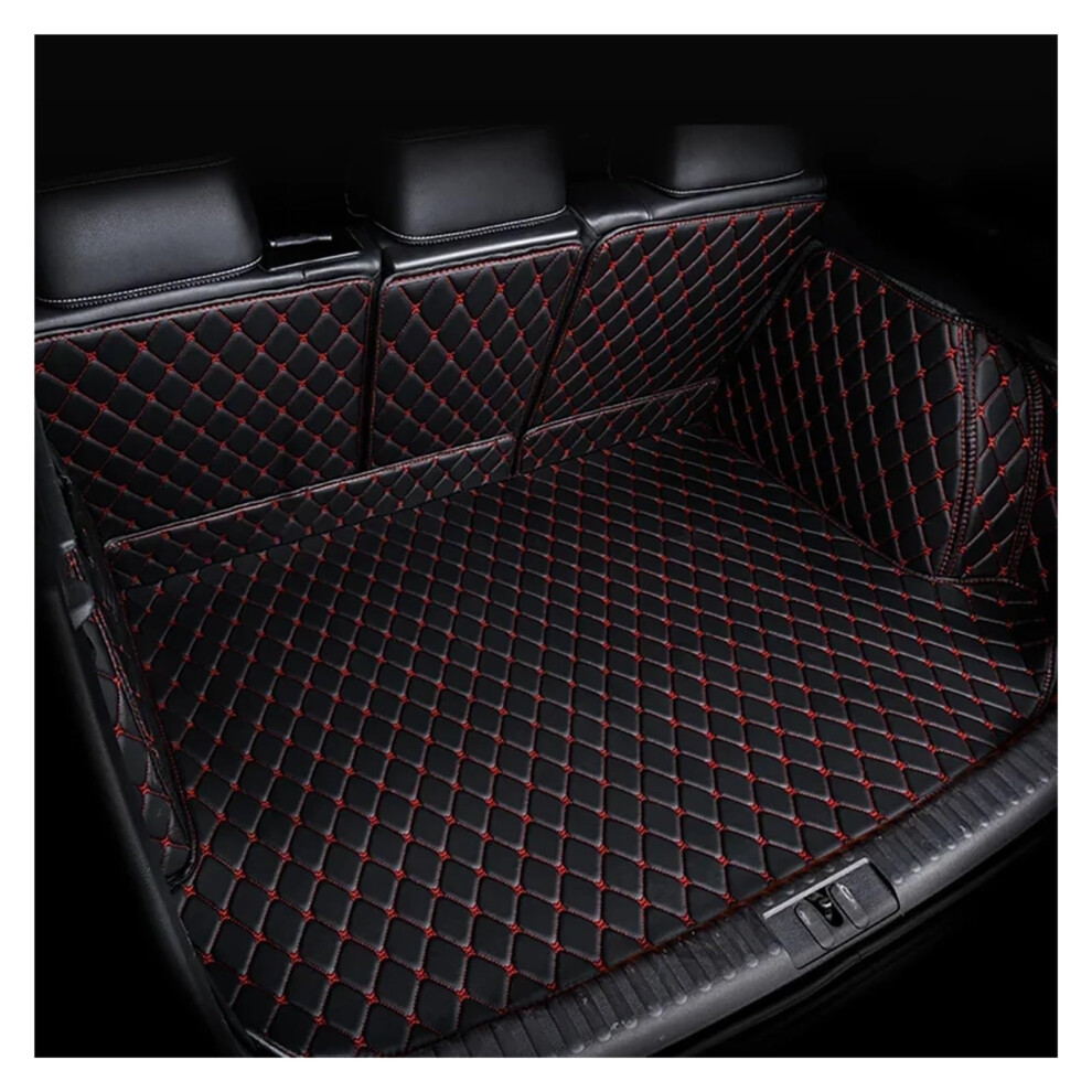 Car Trunk Mats For Volvo Ex30 2023-2025 5-Seat Trunk Cargo Liner Waterproof Non-Slip -1 Black/Red 9084446028225