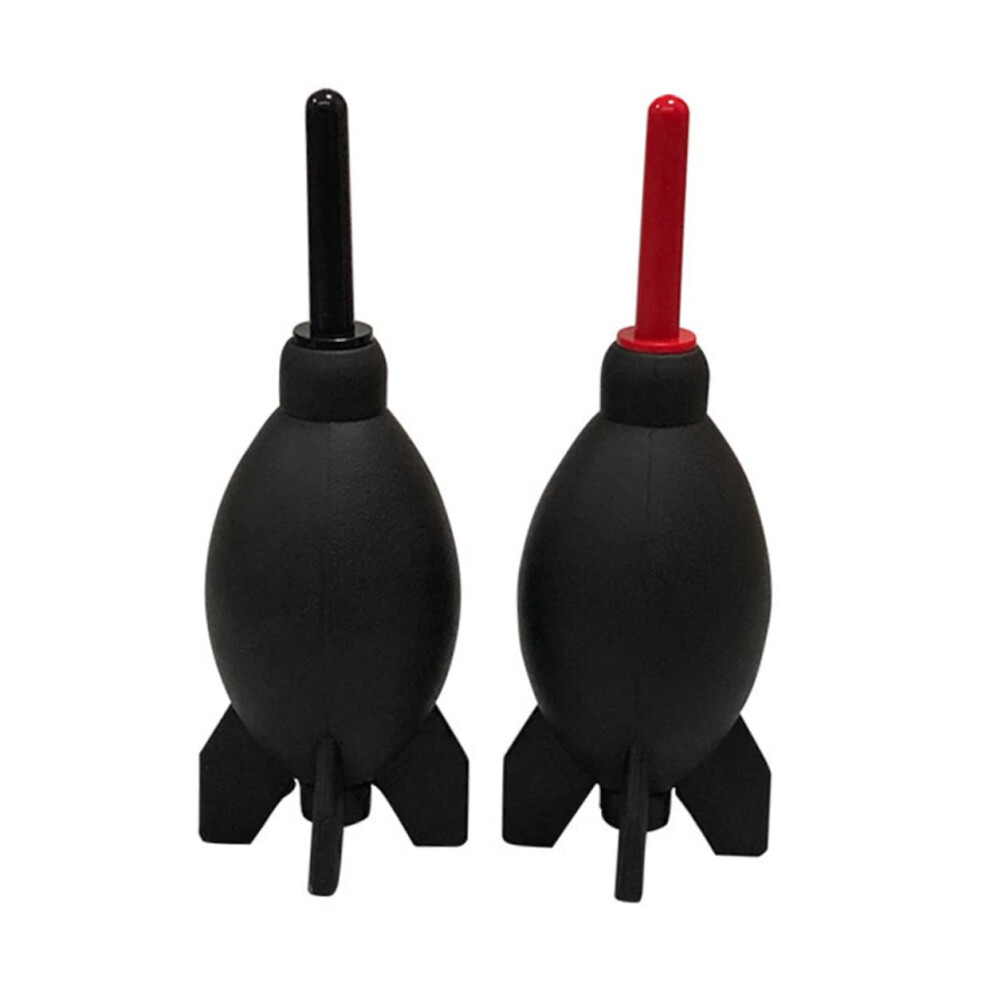 Air Blower Dust Cleaner 6-Pcs Rocket Shape For Electronics Camera Lens Computer Keyboard Home Cleaning Red/Black 9354506850142