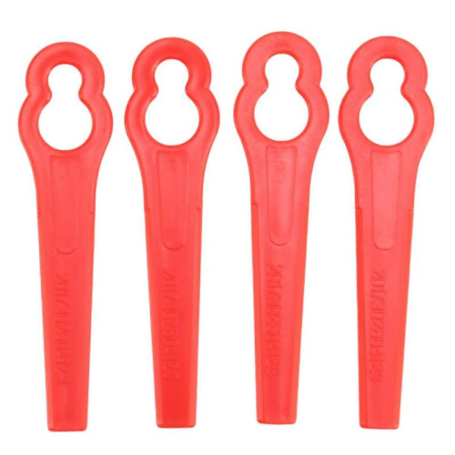 100 Pcs Plastic Grass Trimmer Blades, Cordless Strimmer Blades 83 Mm 1