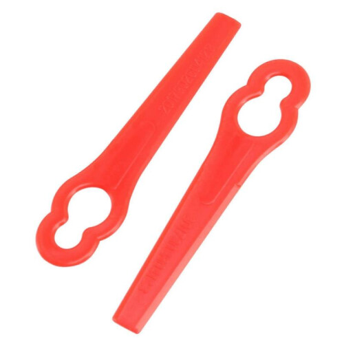 100 Pcs Plastic Grass Trimmer Blades, Cordless Strimmer Blades 83 Mm 2