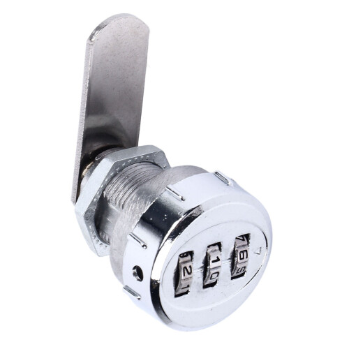 Mini 3-Digit Combination Cabinet Cam Lock for Drawer Mailbox Office L20