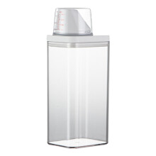 Washing Powder Dispenser Large Capacity 1500ml Moisture Resistant Container Measuring Cup Fabric Softener Holder