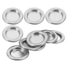 30Pcs Silver Metal Incense Cone Tray Aluminum Alloy Holder