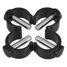 4 stück c-förmige Riegelklemmen für 22-mm-Rohr, verstellbar, faltbar