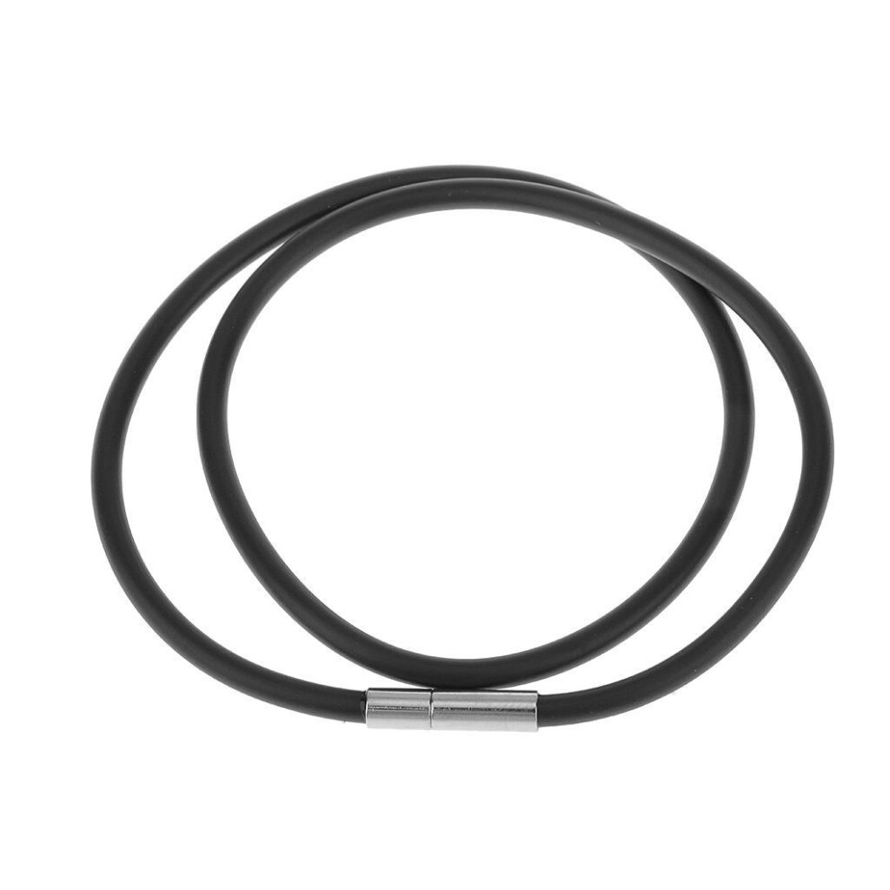 Stainless Steel Rubber Cord Rope Necklace Chain Stylish and Durable 12-image-OPC-PKNGJ9T-NEW