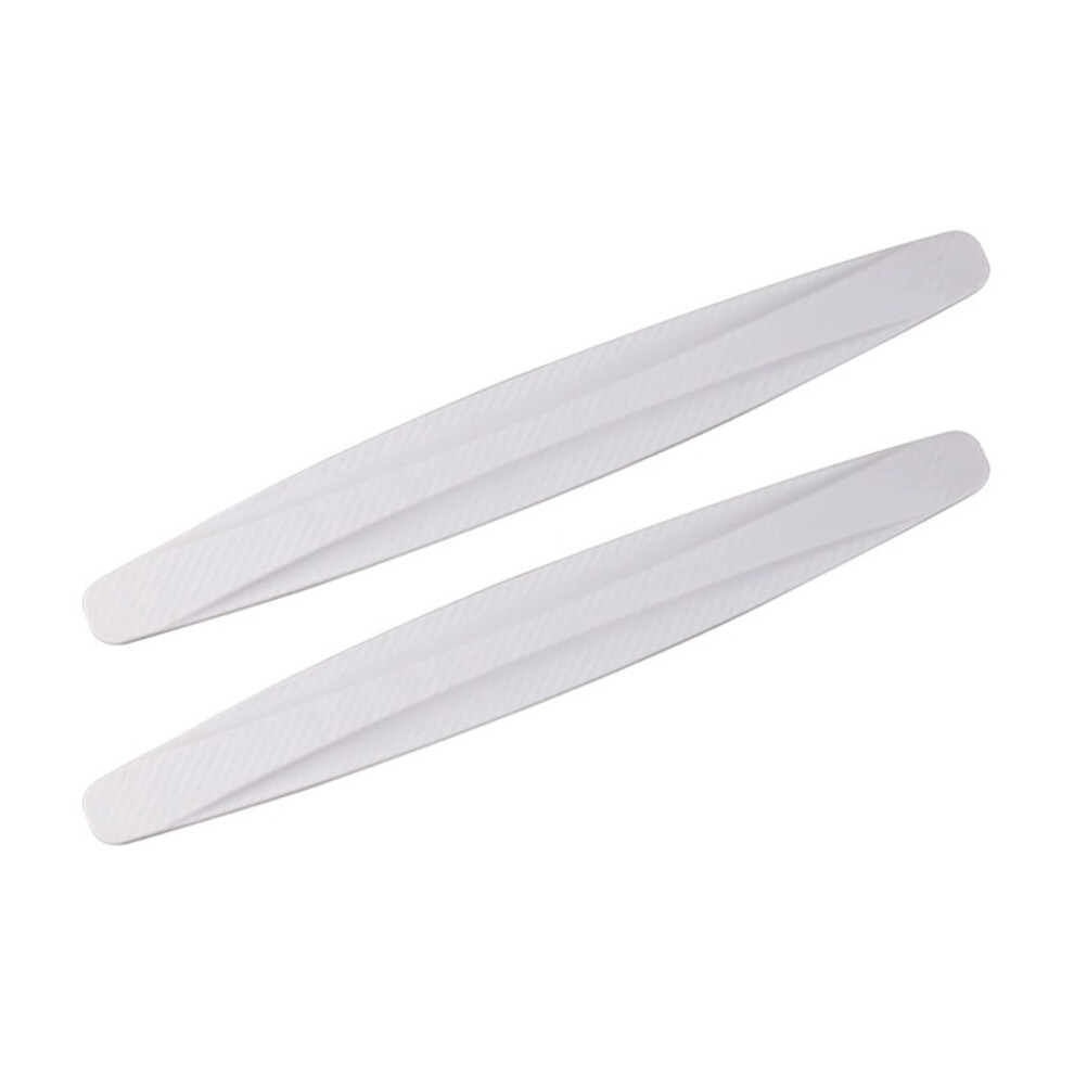 Car Mudflap Fender Guard Splash Mudflaps 2 Piece Universal Fit Bumper Protector Strips Corner Scratch Protector White 9393856875733