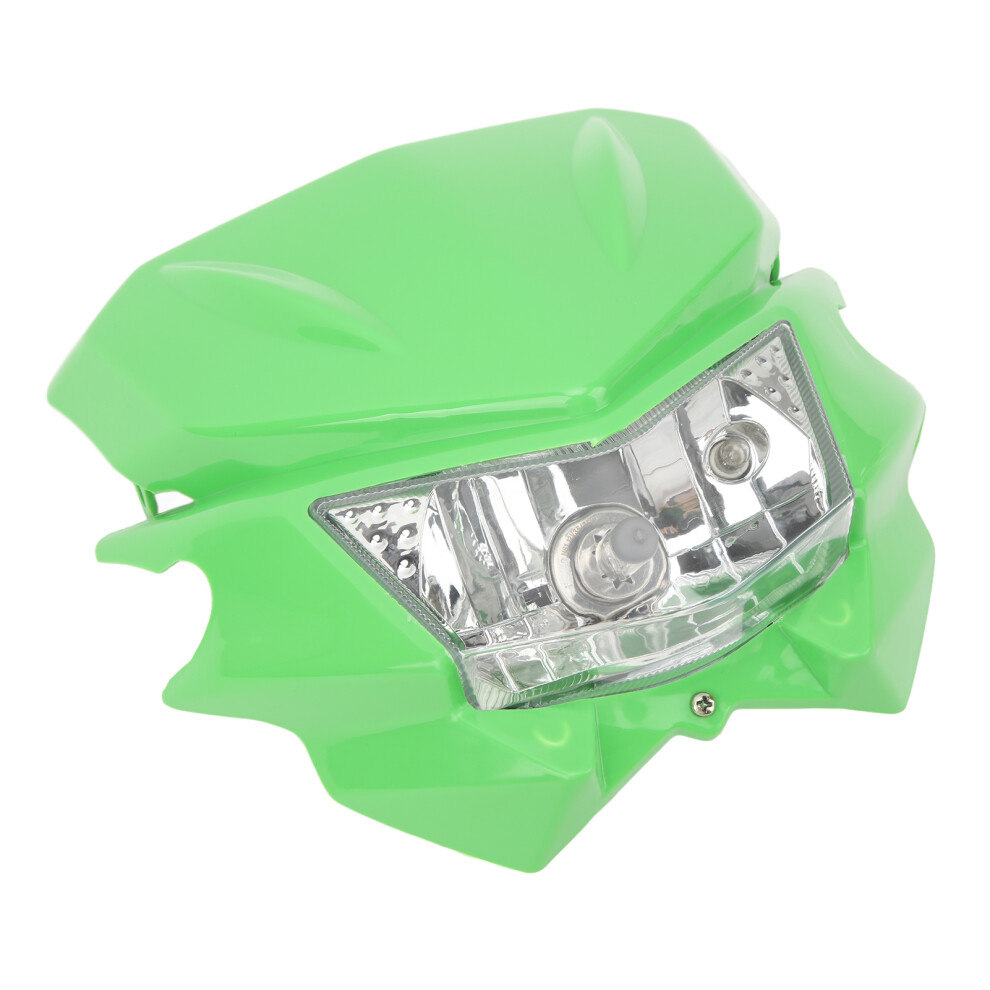 Motorcycle H4 Led Headlight Waterproof 12V 35W For Klx Crf Wrf Dirt Bikes Green 4071351257524