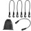 Horse Blanket Straps 4-Pack Elastic Replacement Double Hook Clips Adjustable Leg Fasteners 1