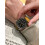 (Silver shell, black face) New leather strap men's multi-functional quartz wristwatch 1