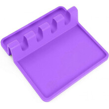 Silicone Utensil Rest with Drip Pad for Multiple Utensils, Heat-Resistant, BPA-Free Spoon Rest & Spoon Holder