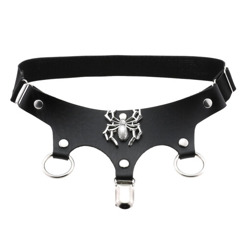 1 stück gothic punk oberschenkelhalterung schwarz