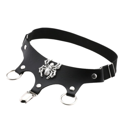 1 stück gothic punk oberschenkelhalterung schwarz 2