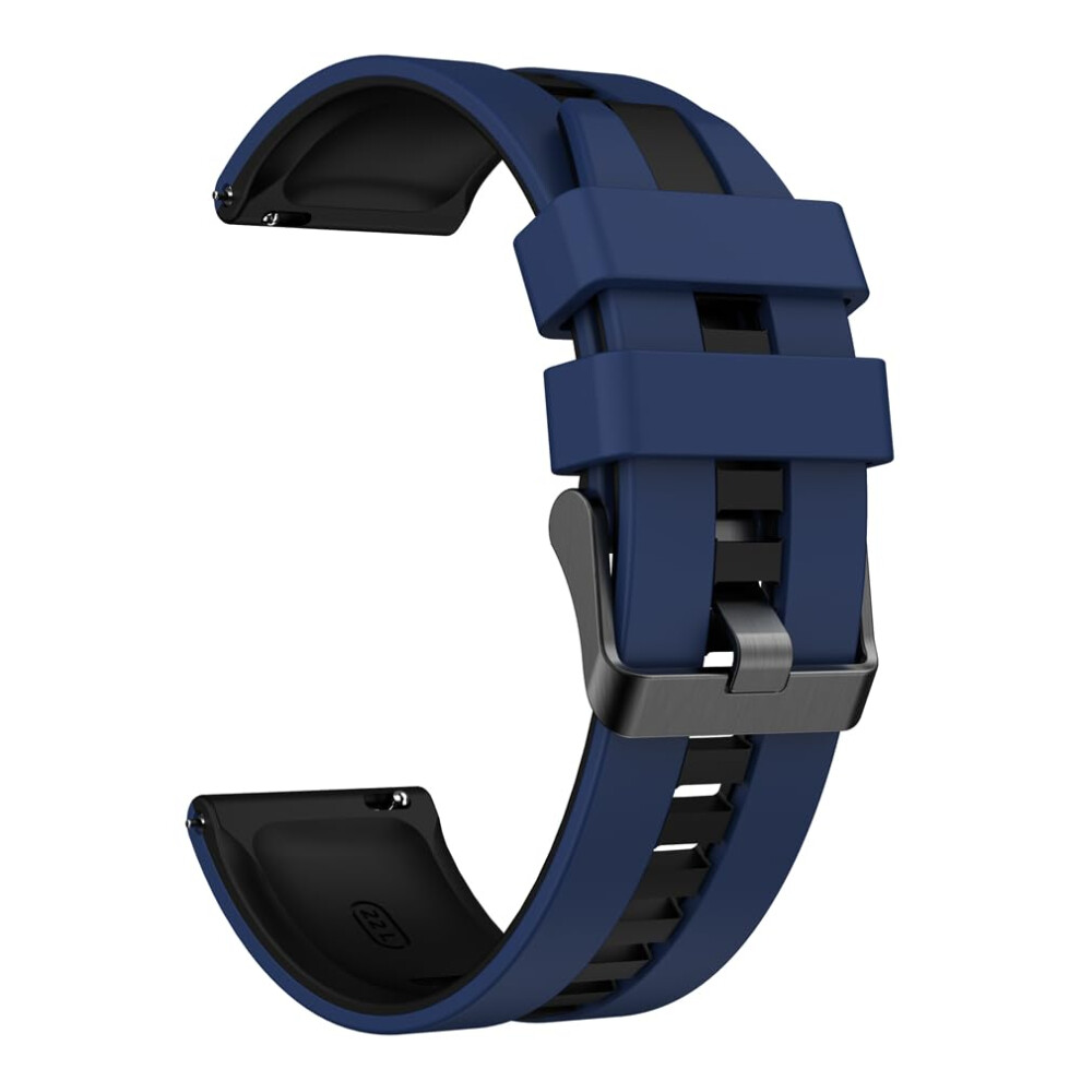 Silicone Replacement Watch Strap 22Mm For 34Mm And 46Mm Watches Sports Band 3-Piece Set 9016109000743