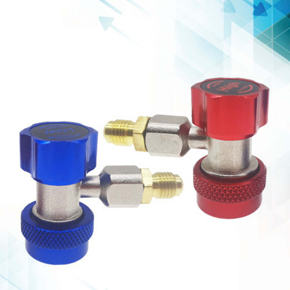 Copper R134a Air Conditioner Quick Connect Connector For Refrigerant System 7671351261254