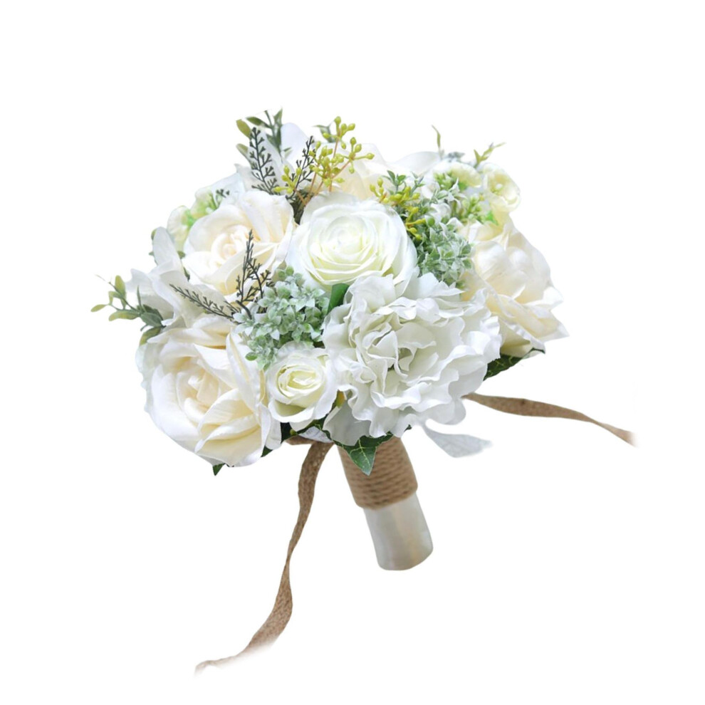 Charming Handmade Peony Rose Flowers Wedding Bouquets Enchanting-image-OPC-PKNHYBV-NEW