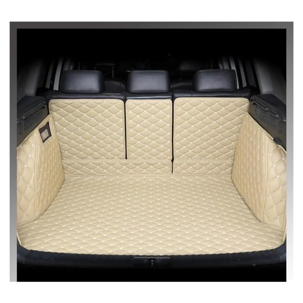 Tailored Car Boot Mats Cargo Liner Carpet Trunk Mat For Jaguar F-Pace 2016-2018 Beige 9354506851538
