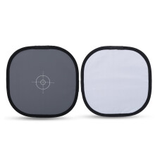 Grey White Balance Reference Card 30x30cm, 18% Grey Card, Foldable Focus Board with Carry Bag for Digital Photography