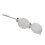 Efficient 16cm Aluminum Tortilla Press - Silver Pie & Pizza Tool 1