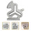 2 Pcs Plum Blossom Positioning Gauge For Sewing Rules Machine 3