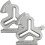 2 Pcs Plum Blossom Positioning Gauge For Sewing Rules Machine 7