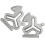 2 Pcs Plum Blossom Positioning Gauge For Sewing Rules Machine 1