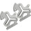 2 Pcs Plum Blossom Positioning Gauge For Sewing Rules Machine 5