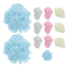 12 Pcs Flocking Powder Doll Making Materials Flocked Fibers Yellow