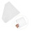 Fusible Interfacing Fabric For Sewing White Non Woven 1pcs 3