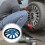 Car Wheel Hubcap Pp Blue Black Improved Design 1set 4