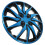 Car Wheel Hubcap Pp Blue Black Improved Design 1set 11