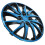 Car Wheel Hubcap Pp Blue Black Improved Design 1set 10