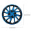 Car Wheel Hubcap Pp Blue Black Improved Design 1set 3