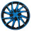 Car Wheel Hubcap Pp Blue Black Improved Design 1set 1