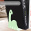1Paio Porta Libri Dinosauro Metallo Verde Per 7