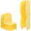 Anti-Skid Playpen Fixator Plastic Yellow 2pcs 3