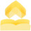 Anti-Skid Playpen Fixator Plastic Yellow 2pcs 8