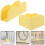 Anti-Skid Playpen Fixator Plastic Yellow 2pcs 5