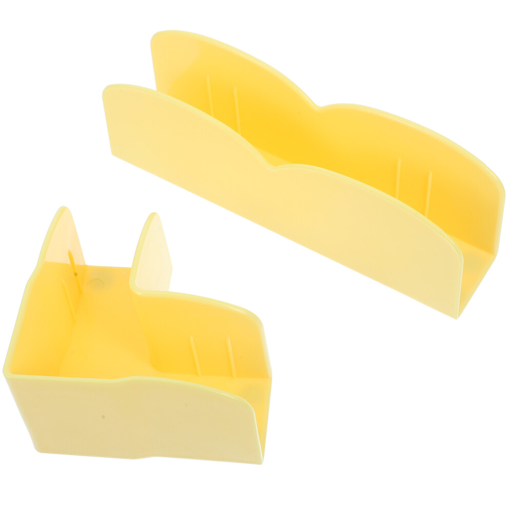 Anti-Skid Playpen Fixator Plastic 2Pcs Yellow Inoomp