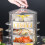 Stainless Steel Steak Lid Round Kitchen Accessory Silver 1pack 4