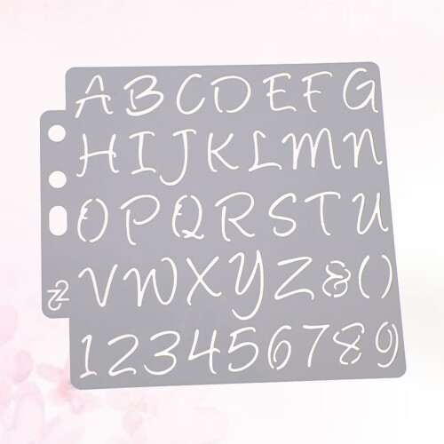 Cake Decorating Hollow Template Drawing Craft Stencils Templates 1