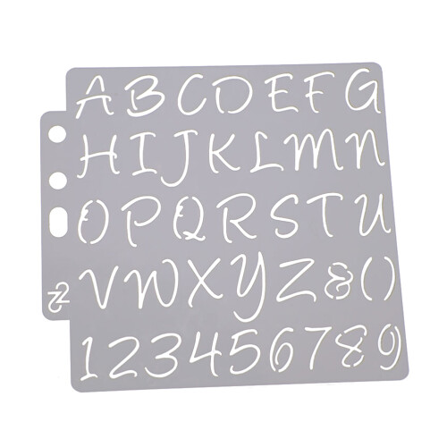 Cake Decorating Hollow Template Drawing Craft Stencils Templates