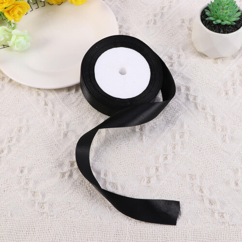 1Roll 25Yds Double-Sided Satin Ribbon for Gift Wrapping 2