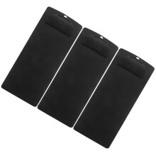 3pcs Abs Resin Clip Board For Menu Bills And Office Use