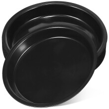 10 Pcs Black Plastic Water Tray Plant Tray Pot For Homeowners